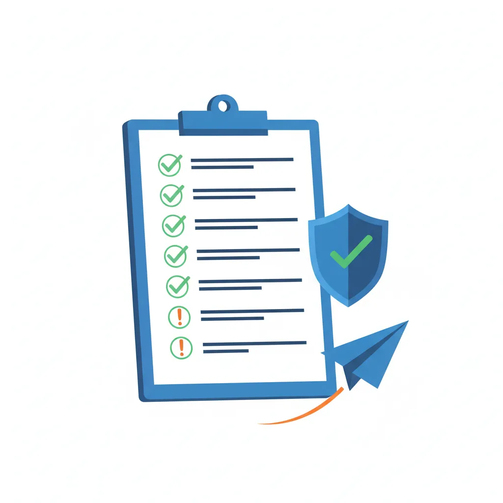 Checklist de vérification avant envoi du devis