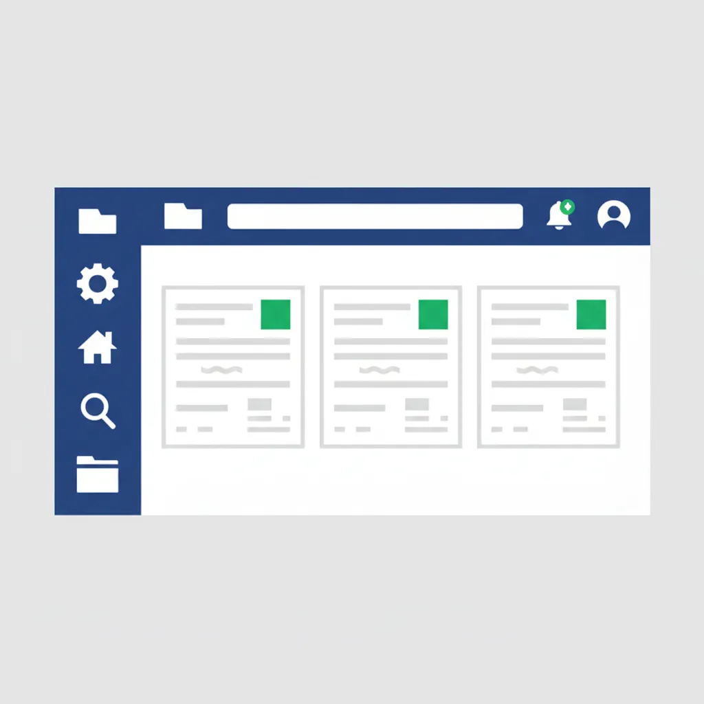 Aperçu de l'interface Chorus Pro après connexion